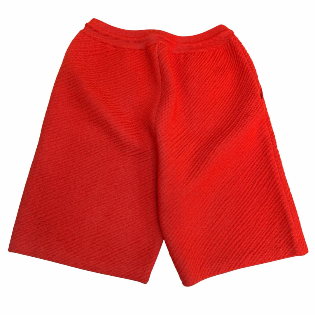 Pristine LOUIS VUITTON Shorts LV logo Red wool mens XL