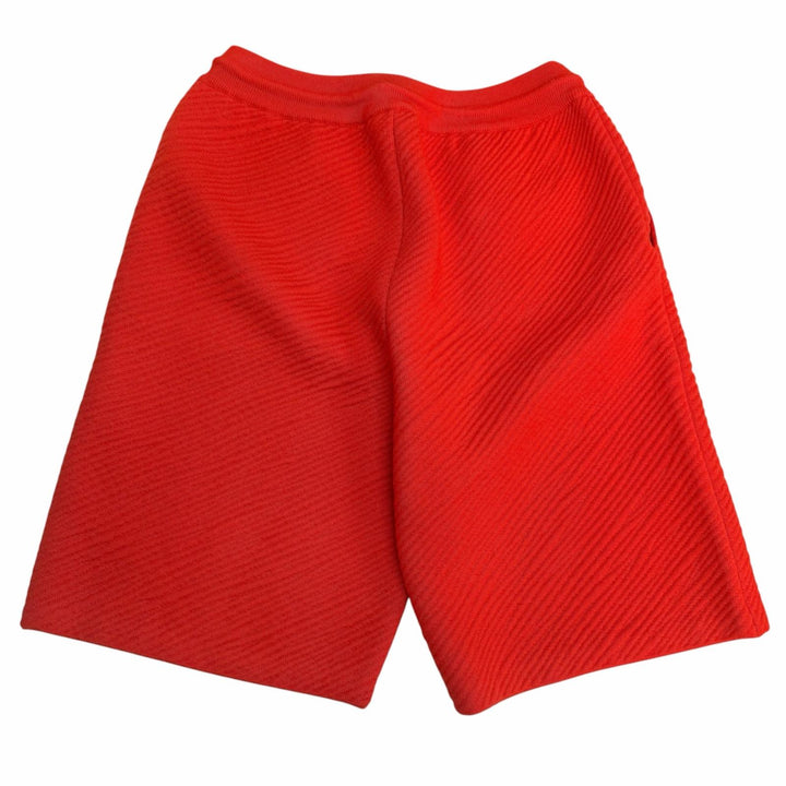 Pristine LOUIS VUITTON Shorts LV logo Red wool mens XL