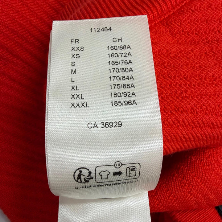 Pristine LOUIS VUITTON Shorts LV logo Red wool mens XL