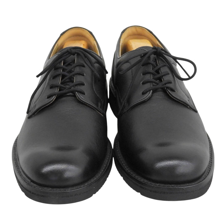 Pristine REGAL Leather shoes Open lacing plain toe business shoes black mens 25