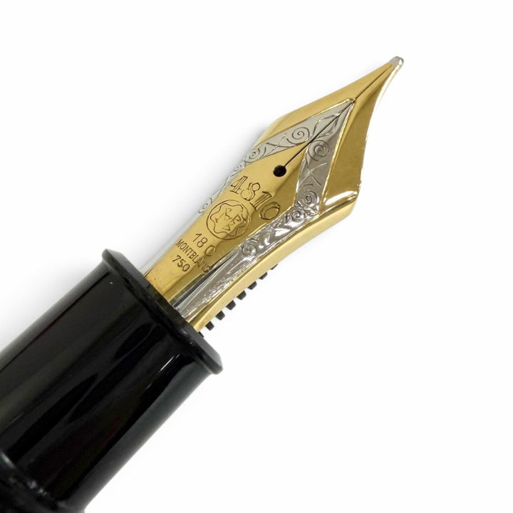 Very Good MONTBLANC fountain pen Meisterstück 149 Cap type black 18K mens