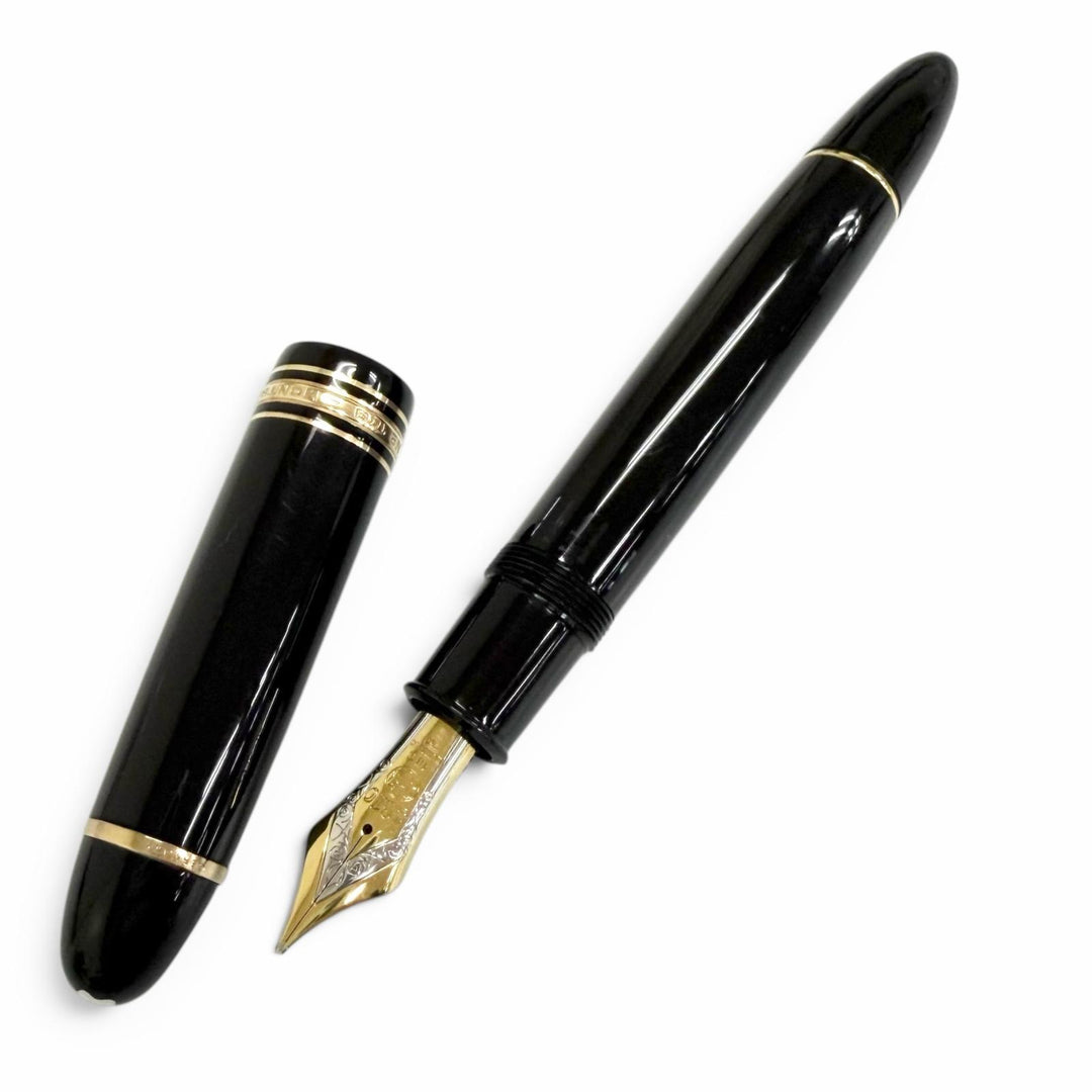 Very Good MONTBLANC fountain pen Meisterstück 149 Cap type black 18K mens