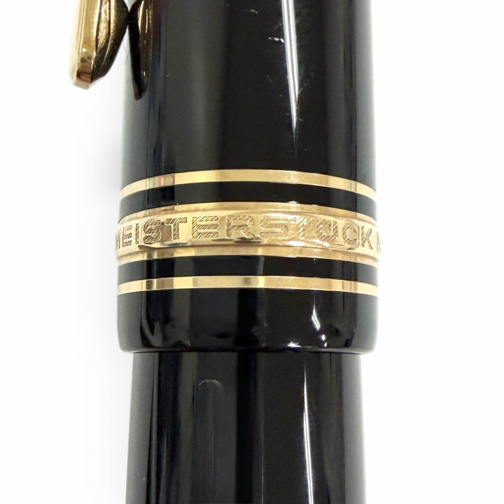 Very Good MONTBLANC fountain pen Meisterstück 149 Cap type black 18K mens