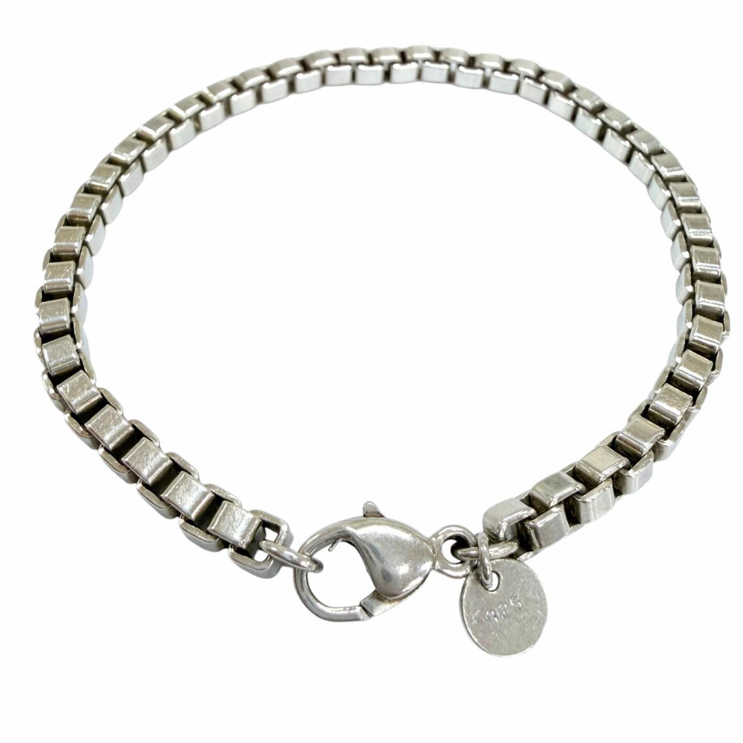 Great TIFFANY&Co. bracelet Venetian Chain Silver 925 Women