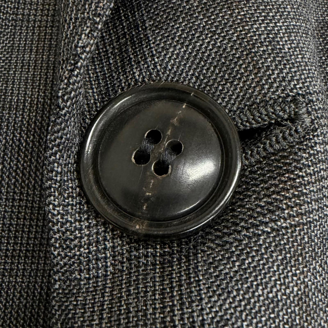 Great GIORGIO ARMANI suit Black Tag WALL STREET Check Pattern
