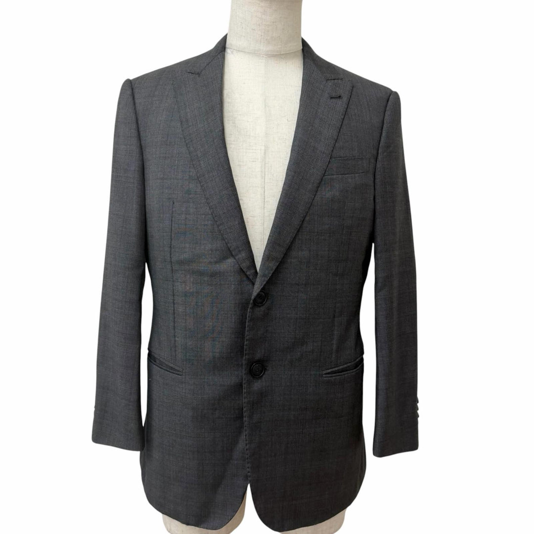 Great GIORGIO ARMANI suit Black Tag WALL STREET Check Pattern