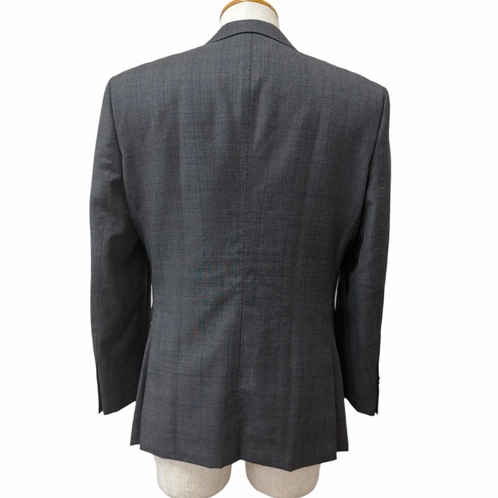 Great GIORGIO ARMANI suit Black Tag WALL STREET Check Pattern