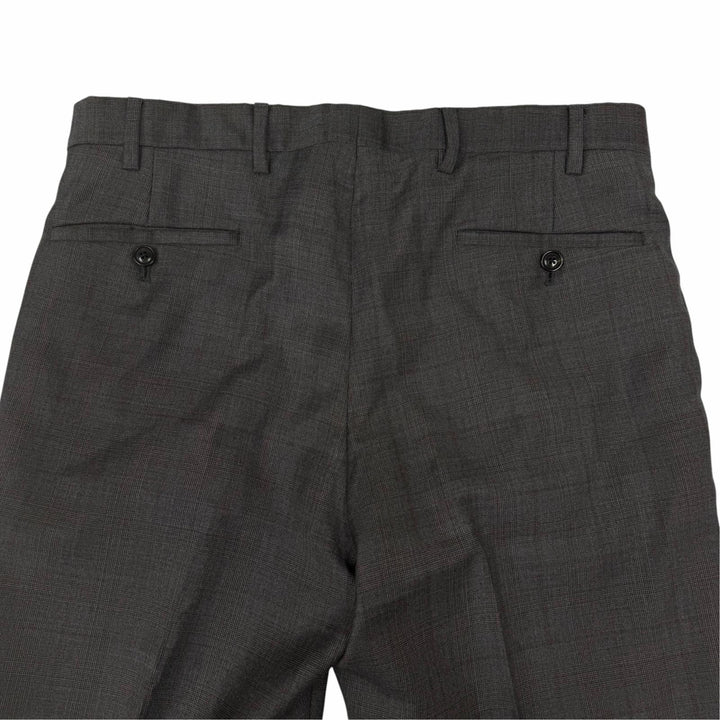 Great GIORGIO ARMANI suit Black Tag WALL STREET Check Pattern