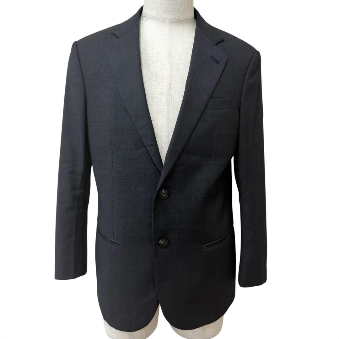 Great GIORGIO ARMANI suit Black Tag SOHO Single black wool mens