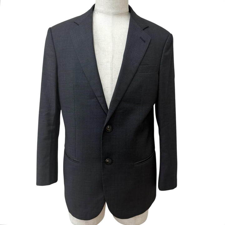 Great GIORGIO ARMANI suit Black Tag SOHO Single black wool mens