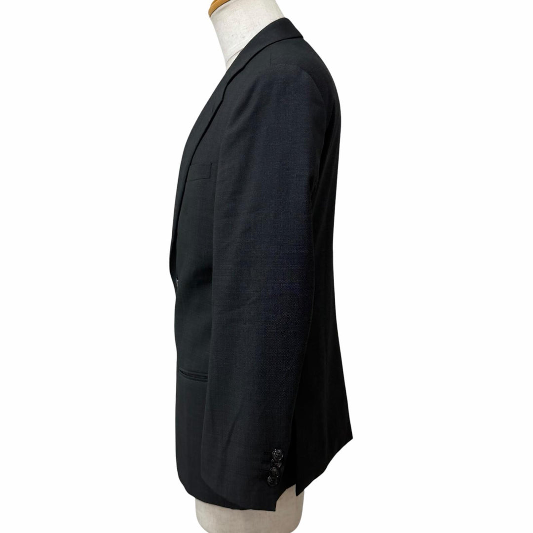 Great GIORGIO ARMANI suit Black Tag SOHO Single black wool mens