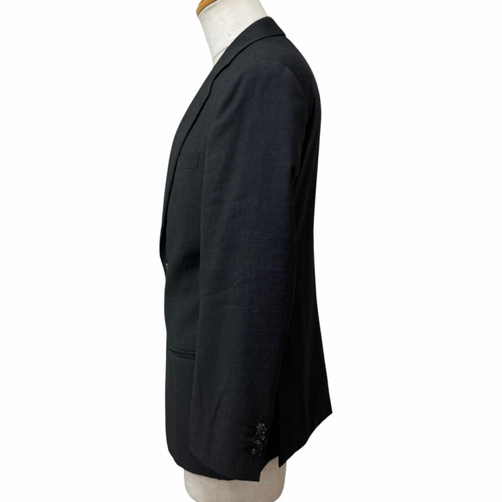 Great GIORGIO ARMANI suit Black Tag SOHO Single black wool mens