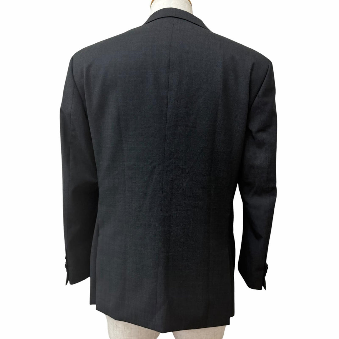 Great GIORGIO ARMANI suit Black Tag SOHO Single black wool mens