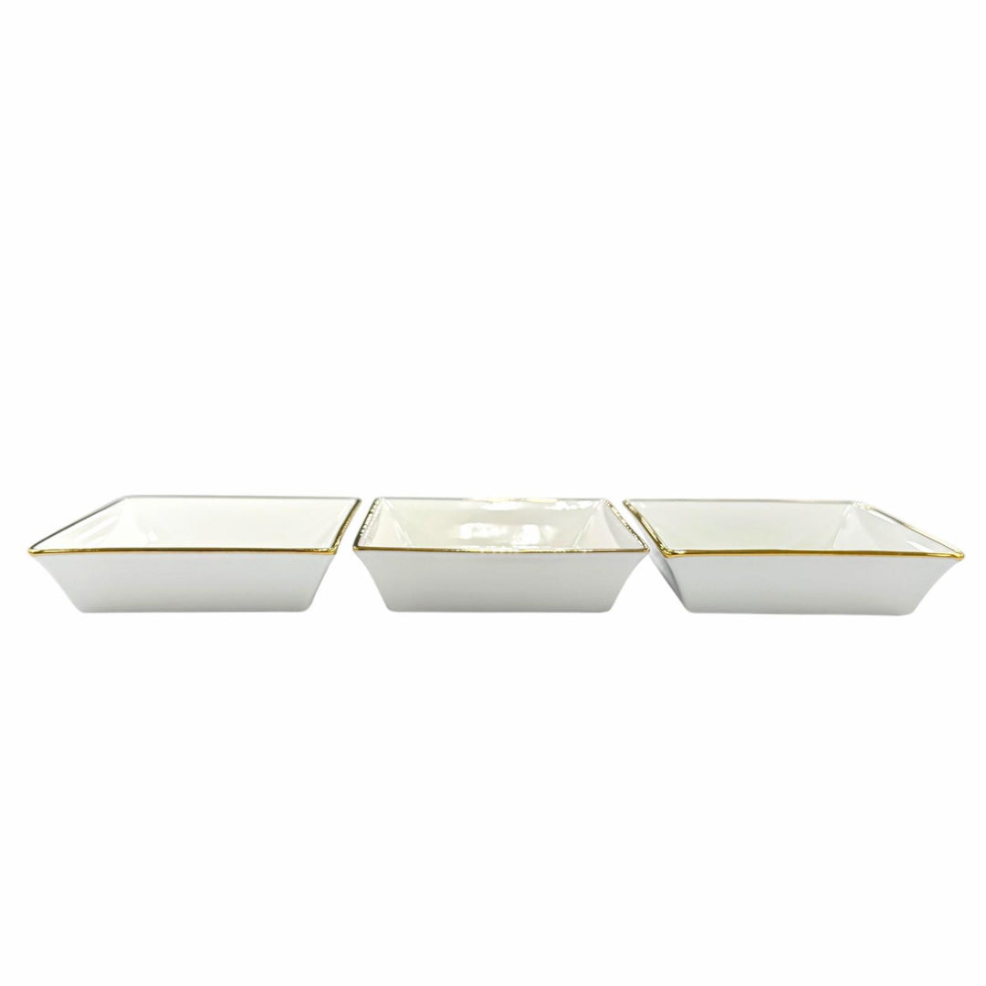 Pristine Cartier dish Trinket Tray 3-Piece Set green Pottery Women