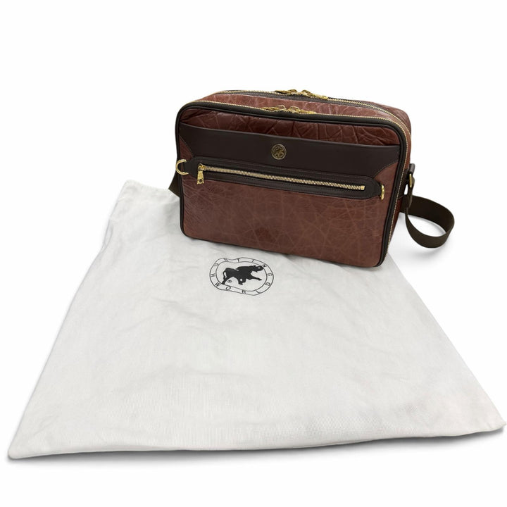 Excellent HUNTING WORLD Shoulder Bag Bordeaux Battling cross mens