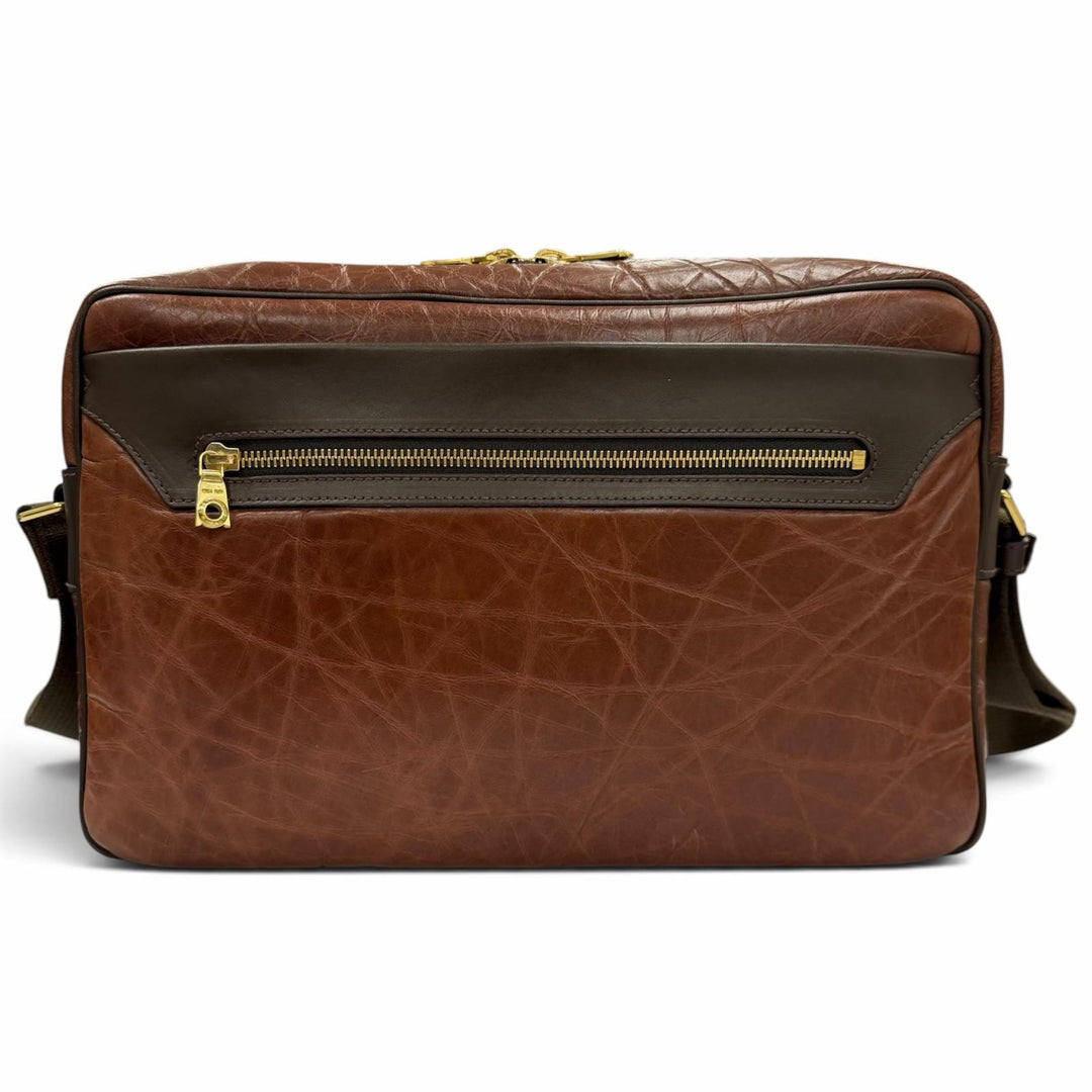 Excellent HUNTING WORLD Shoulder Bag Bordeaux Battling cross mens