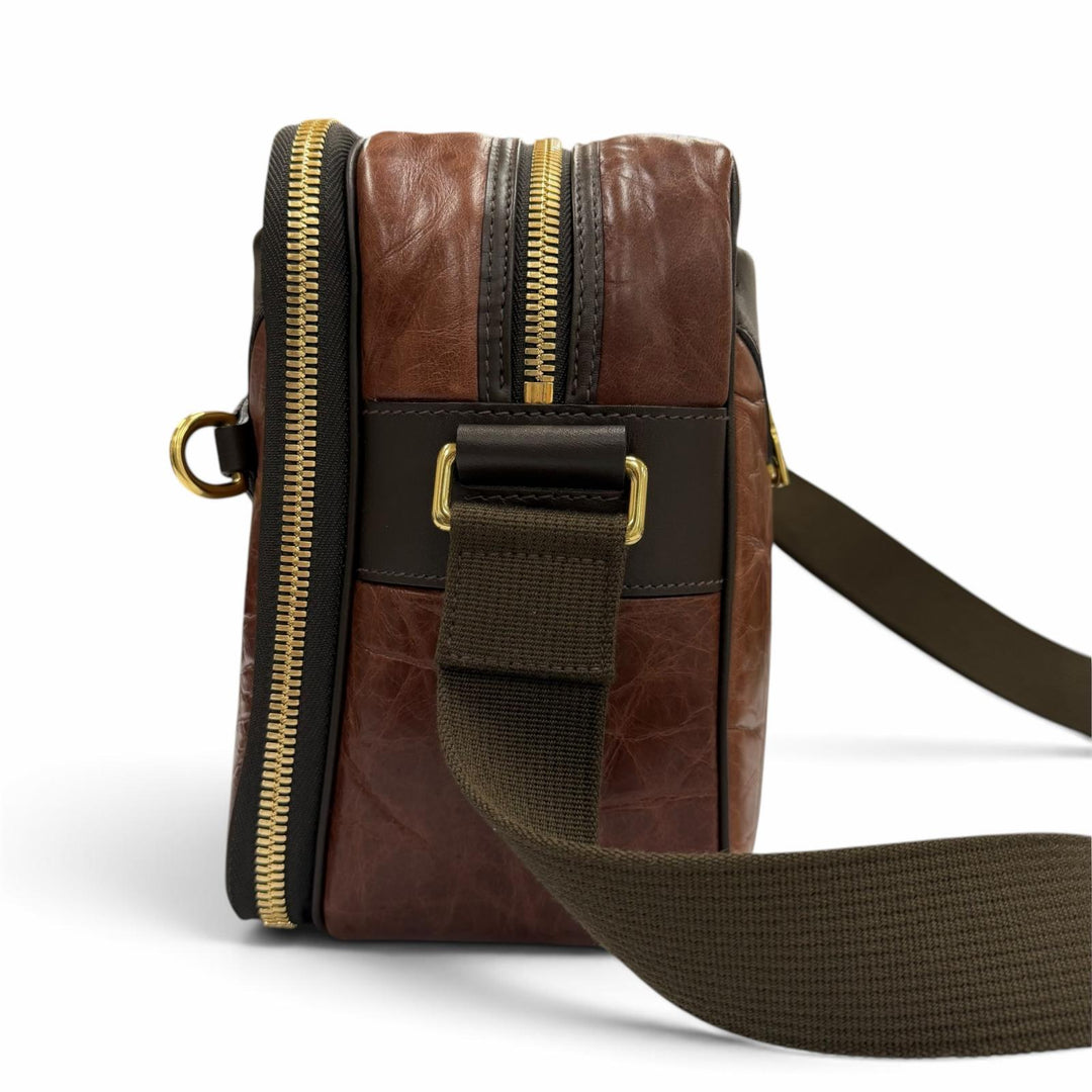 Excellent HUNTING WORLD Shoulder Bag Bordeaux Battling cross mens