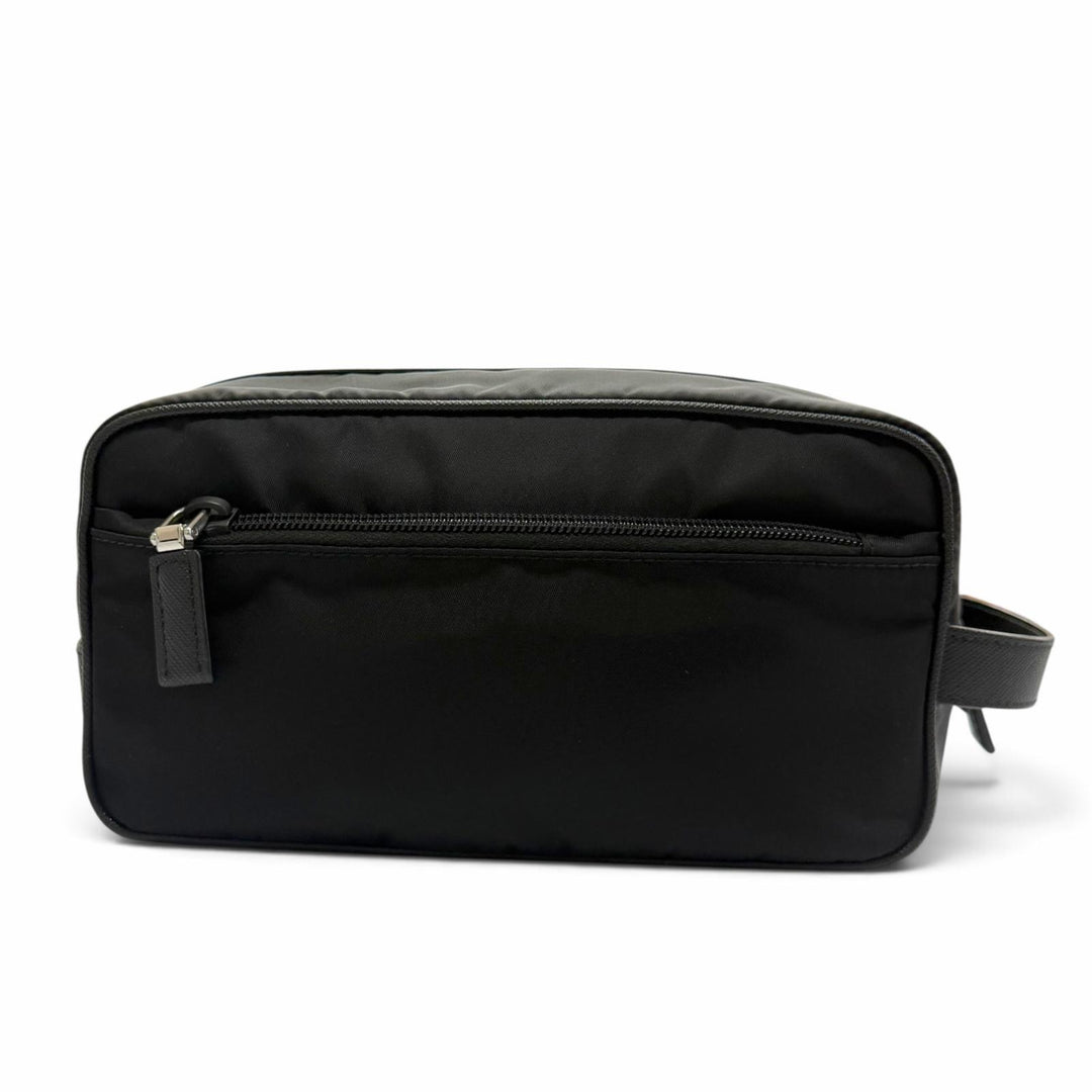 Excellent PRADA Clutch bag Triangle logo, triangular plate, business bag 2NA819