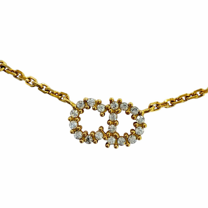 Great DIOR Necklace Clair D Lune Necklace Eco Pearl Rhinestones gold N1033CDLCY