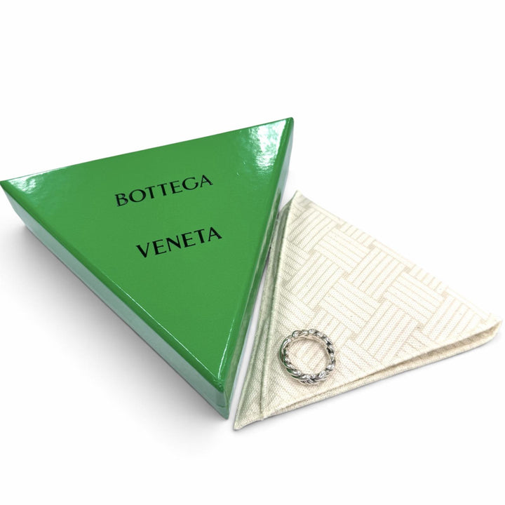 Great BOTTEGAVENETA Ring ring INTRECCIATO Silver AG925 mens 838190