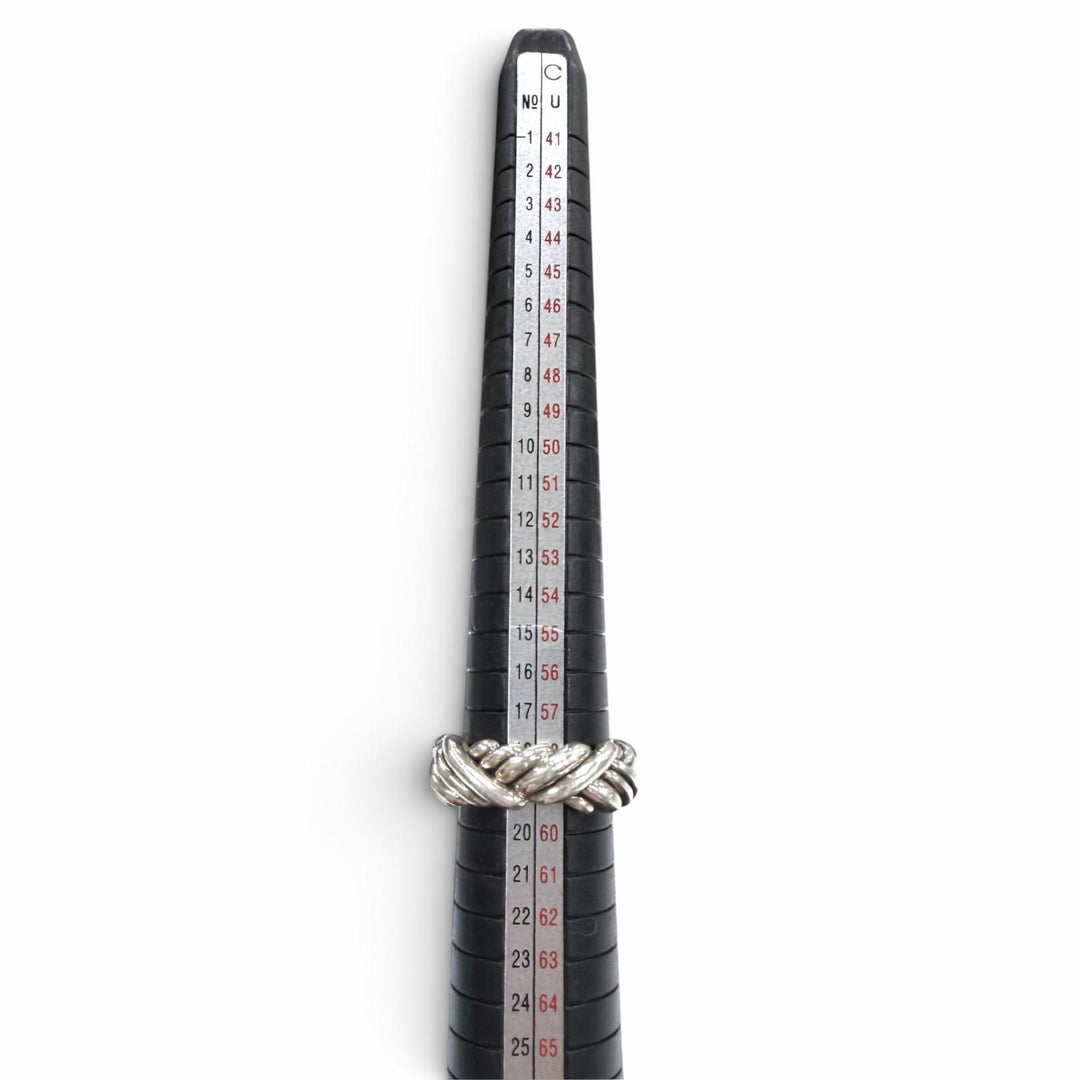Great BOTTEGAVENETA Ring ring INTRECCIATO Silver AG925 mens 838190