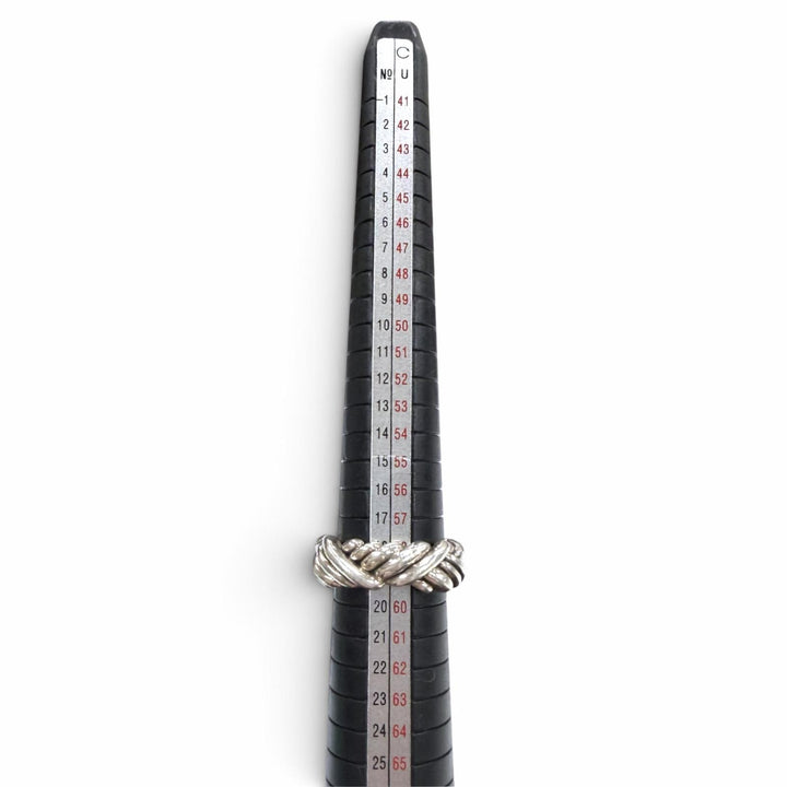 Great BOTTEGAVENETA Ring ring INTRECCIATO Silver AG925 mens 838190
