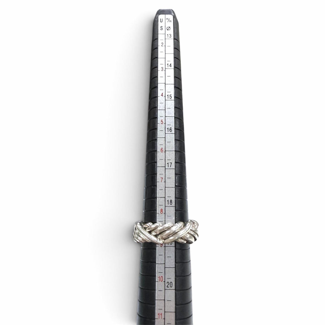 Great BOTTEGAVENETA Ring ring INTRECCIATO Silver AG925 mens 838190