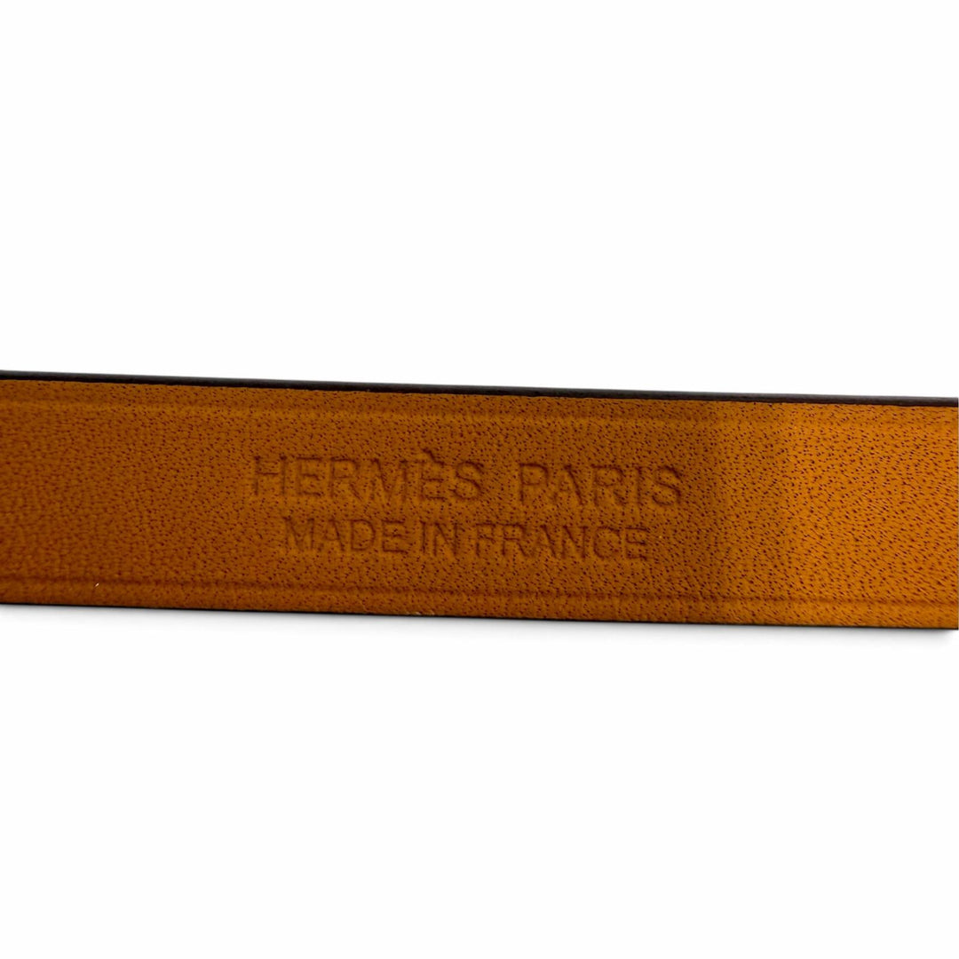 Excellent HERMES bracelet Mini Kelly Double Tour Bracelet Swift Women