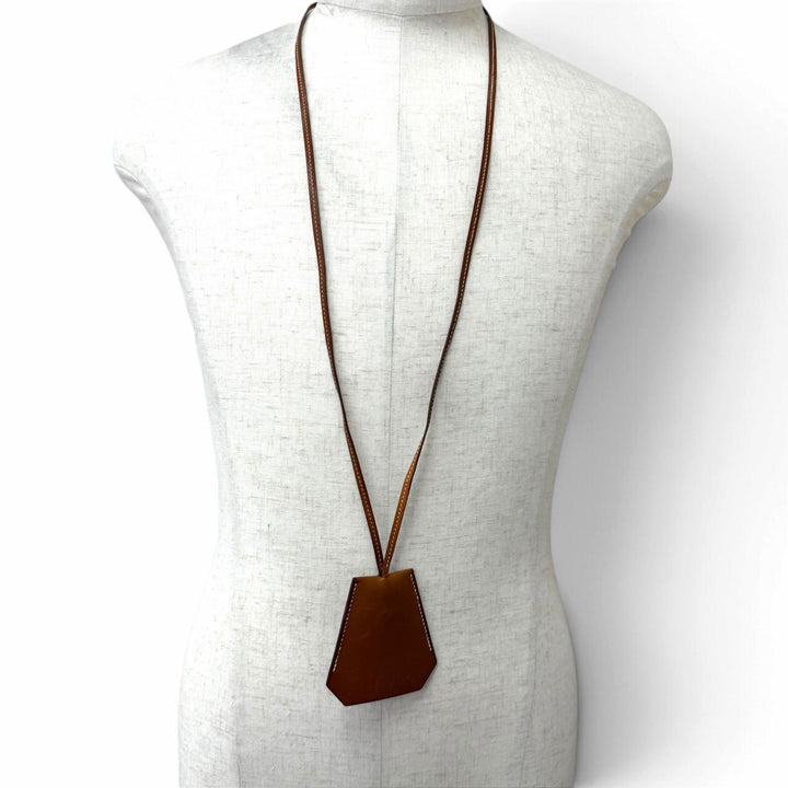 Very Good HERMES Necklace Margiela-era Large Clochette gold Vauvarenia mens