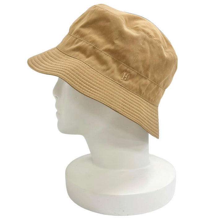 Great HERMES hat Harper H Serie Bucket hat hat Brown polyester Women FR 56