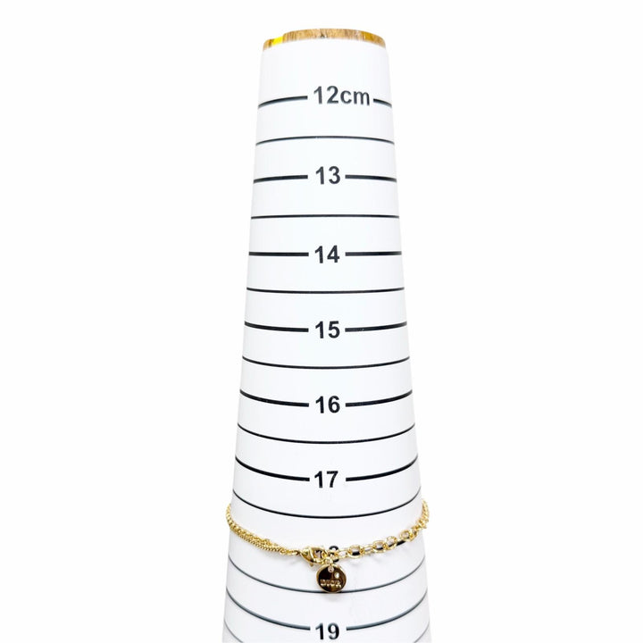 Great DIOR bracelet Petit CD double bracelet Star gold crystal Women B1133PMTCY