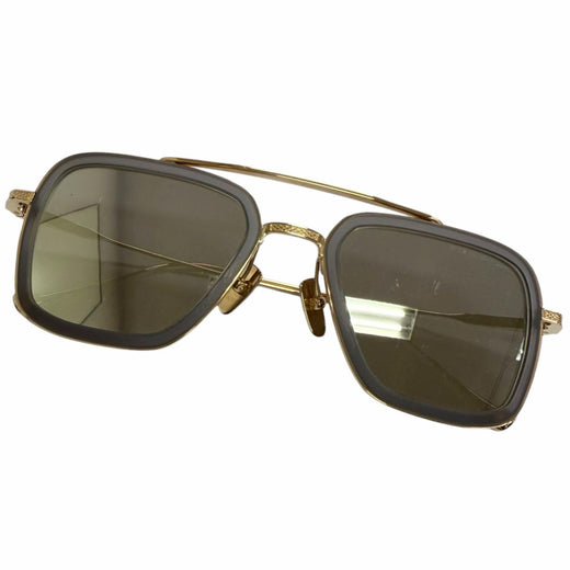 Great DITA sunglasses FLIGHT006 Two-bridge mirror lens gold