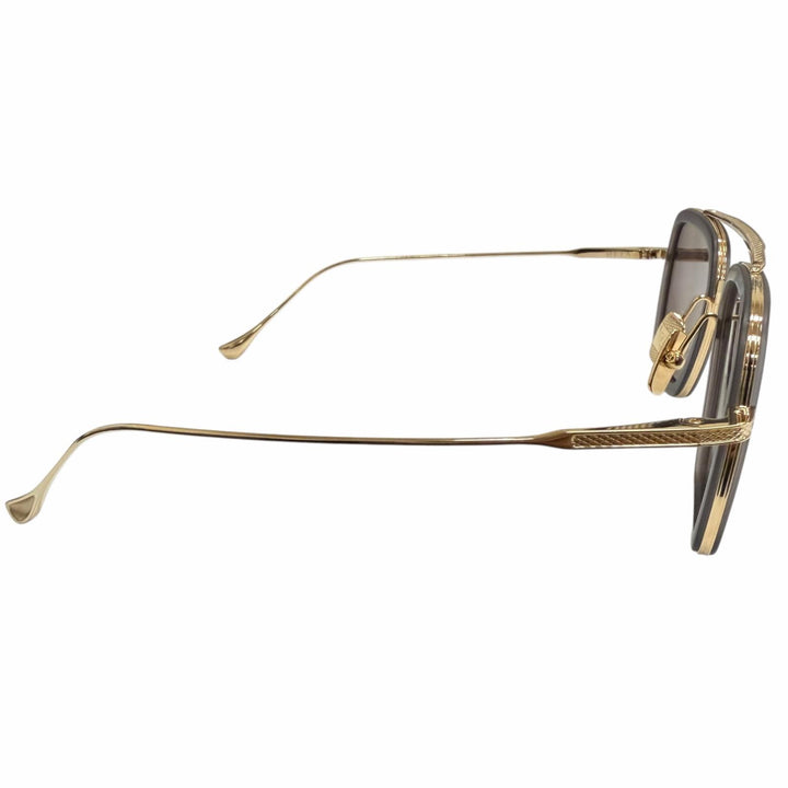 Great DITA sunglasses FLIGHT006 Two-bridge mirror lens gold