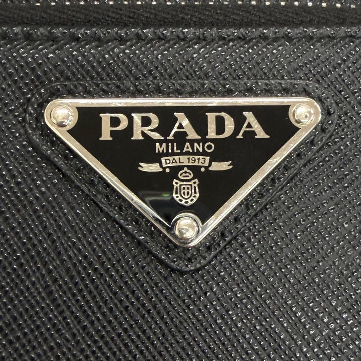Very Good PRADA Shoulder Bag Triangle logo smartphone case black