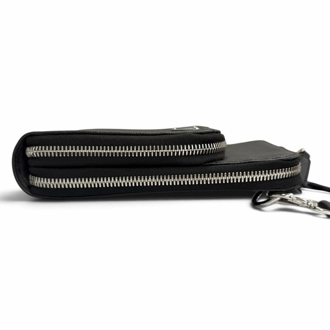 Very Good PRADA Shoulder Bag Triangle logo smartphone case black