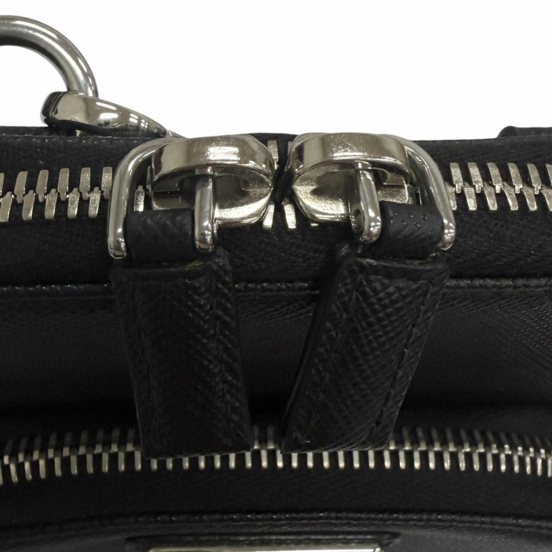 Very Good PRADA Shoulder Bag Triangle logo smartphone case black