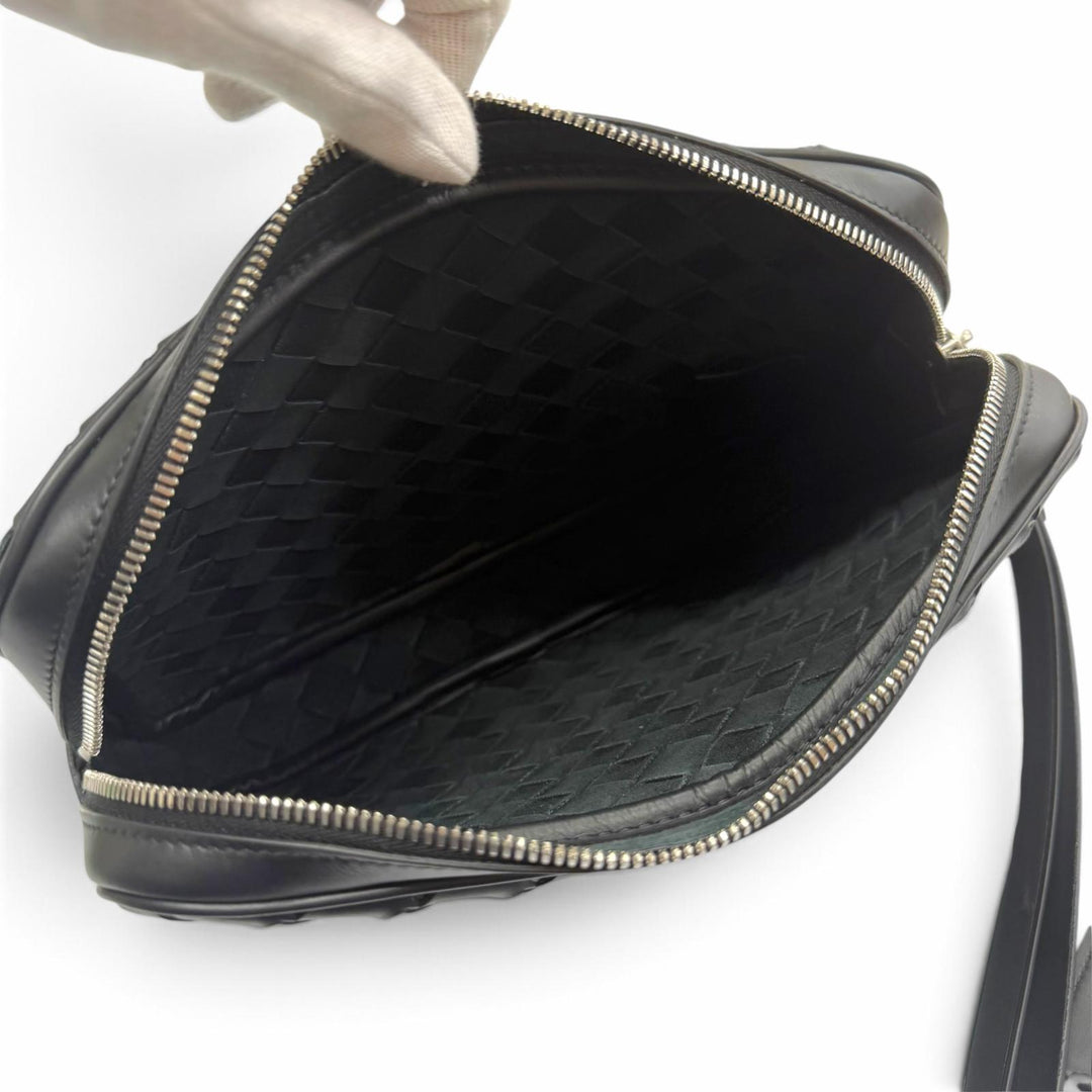Excellent BOTTEGAVENETA Clutch bag INTRECCIATO business bag with pouch 649916