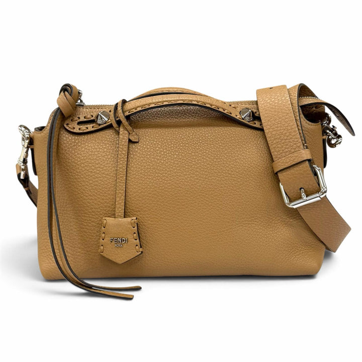 Great FENDI Shoulder Bag Bytheway Selleria Medium 2WAY Grain Calfskin 8BL155