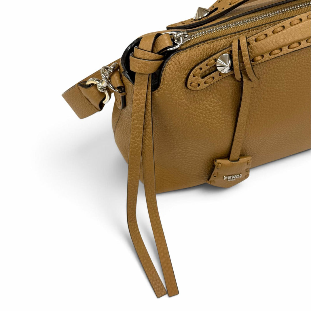 Great FENDI Shoulder Bag Bytheway Selleria Medium 2WAY Grain Calfskin 8BL155