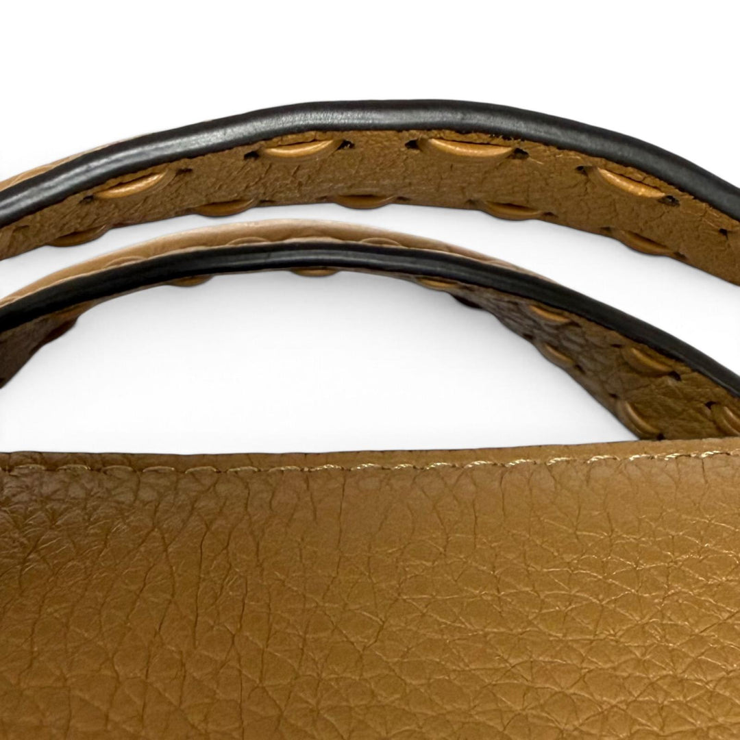 Great FENDI Shoulder Bag Bytheway Selleria Medium 2WAY Grain Calfskin 8BL155