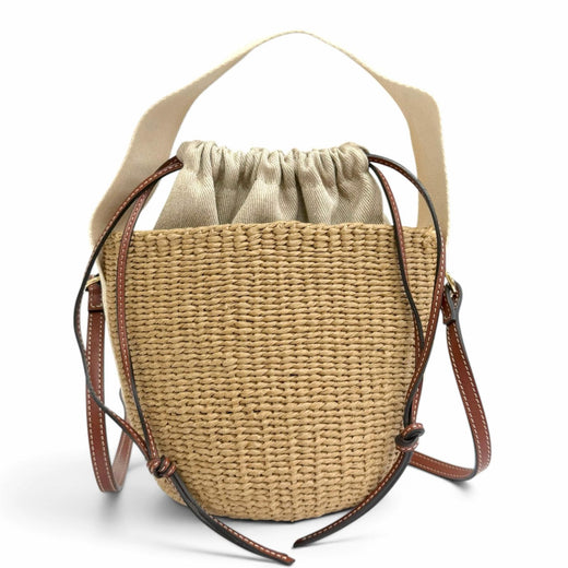 Excellent Chloe Woody Small Basket Bag 2-way basket bag, CHC23AS381L1826Y