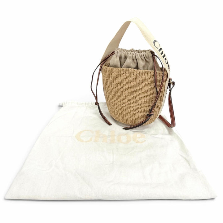Excellent Chloe Woody Small Basket Bag 2-way basket bag, CHC23AS381L1826Y