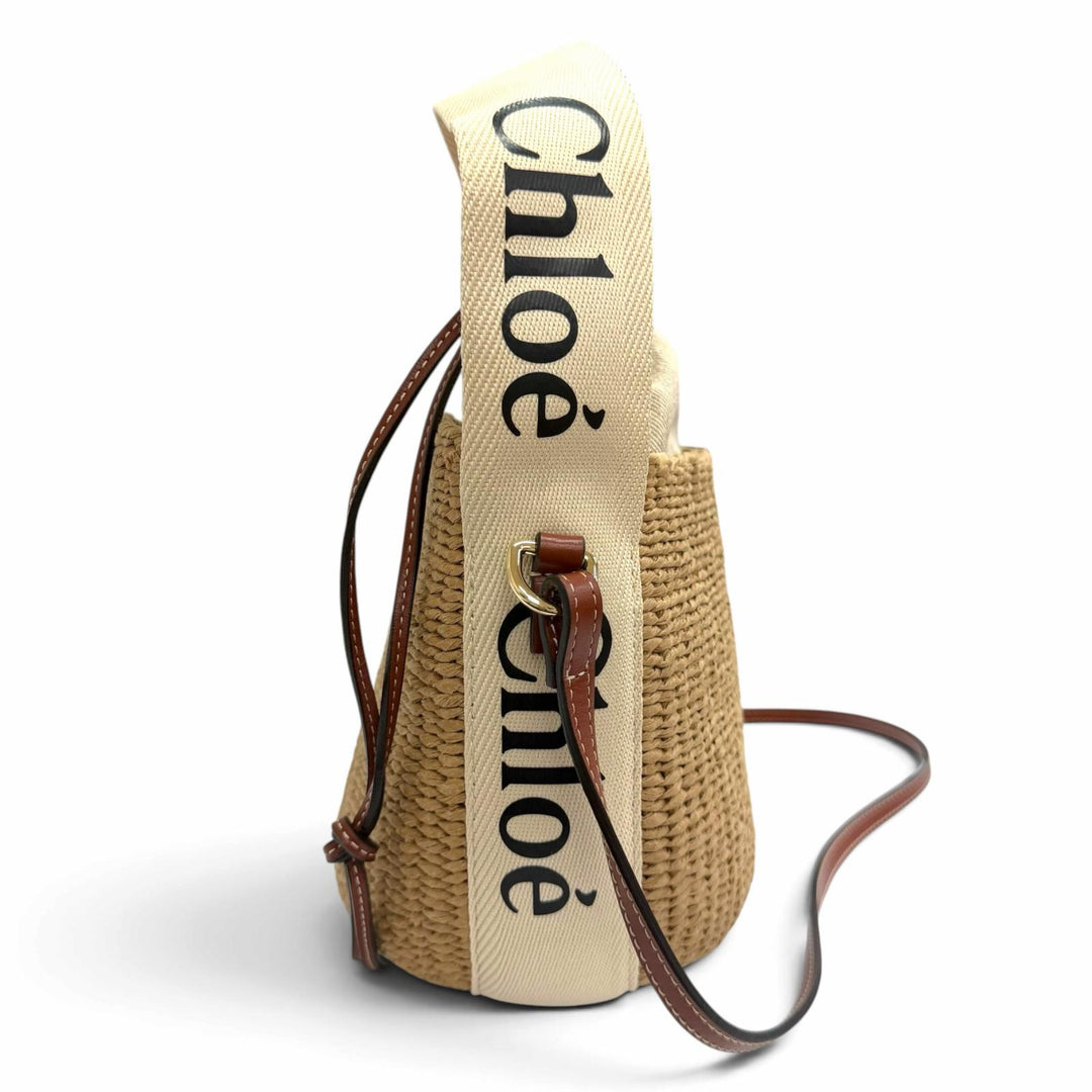 Excellent Chloe Woody Small Basket Bag 2-way basket bag, CHC23AS381L1826Y