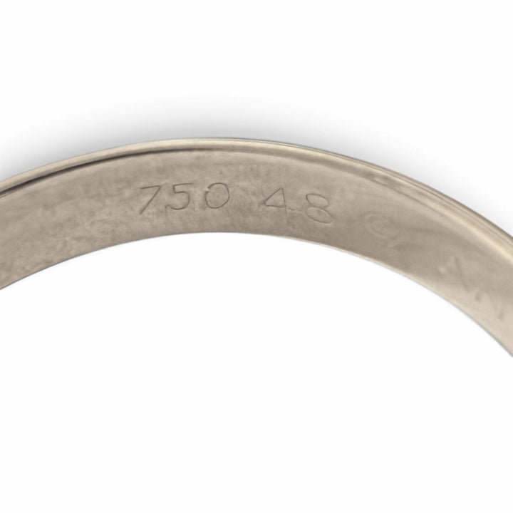 Excellent Cartier Ring ring Trinity Triple Ceramic White gold 750