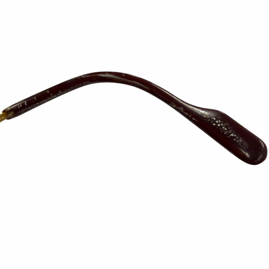 Very Good Cartier Glasses Trinity Logo Metal gold mens