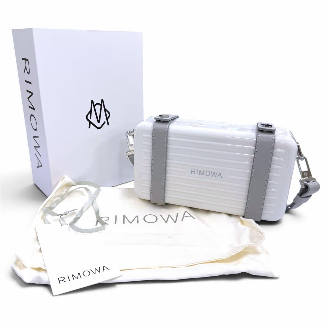 Excellent RIMOWA Shoulder Bag PERSONAL white Polycarbonate mens 890.11.66.0