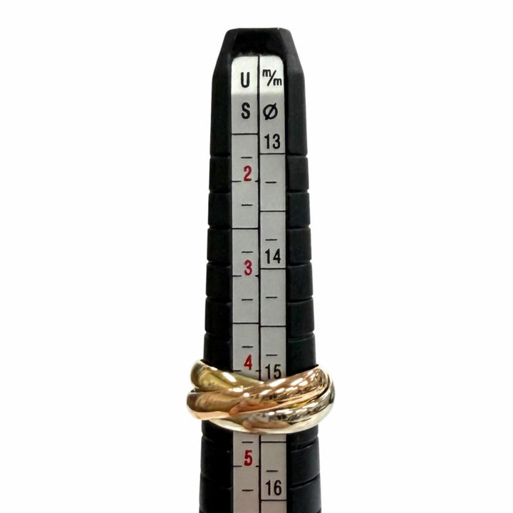 Excellent Cartier Ring ring Trinity Ring Classic Model 750(YG PG WG)