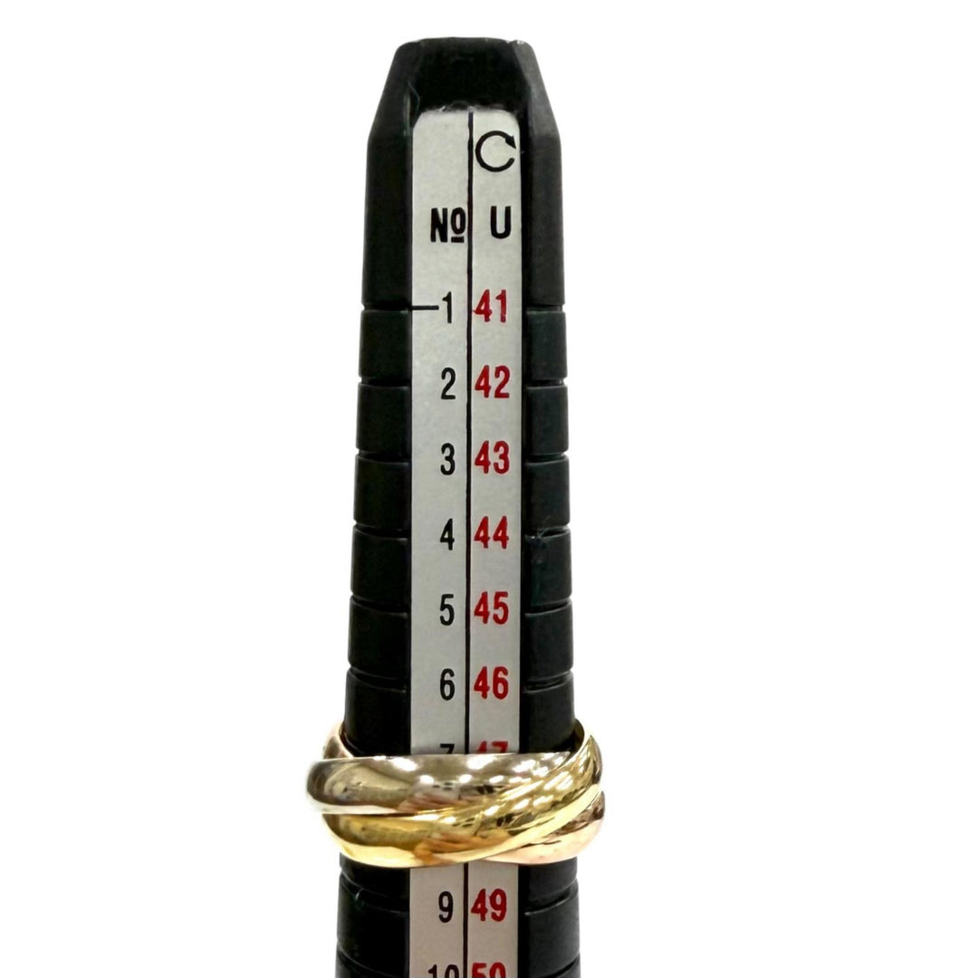 Excellent Cartier Ring ring Trinity Ring Classic Model 750(YG PG WG)