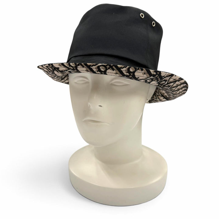 Great Christian Dior hat Oblique Trotter black polyester Women 56 95TDD923A130