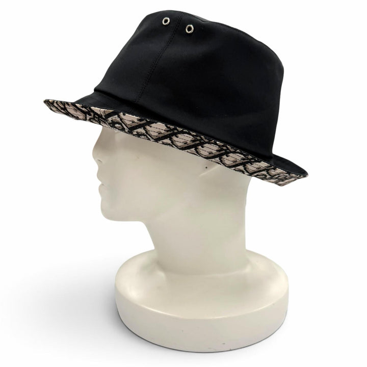 Great Christian Dior hat Oblique Trotter black polyester Women 56 95TDD923A130